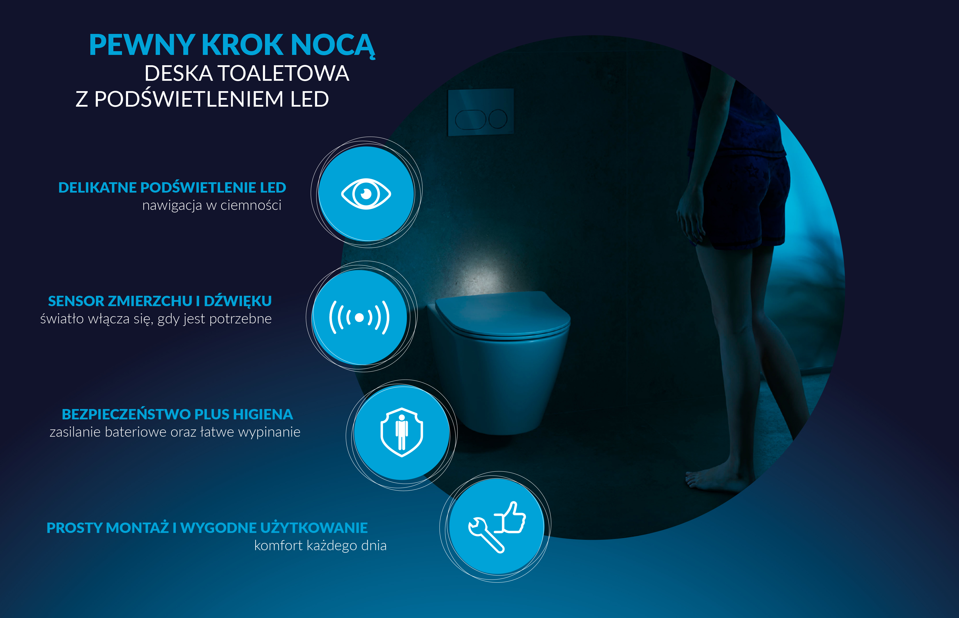 Cersanit Moonway deska sedesowa wolnoopadająca biała K3020-001