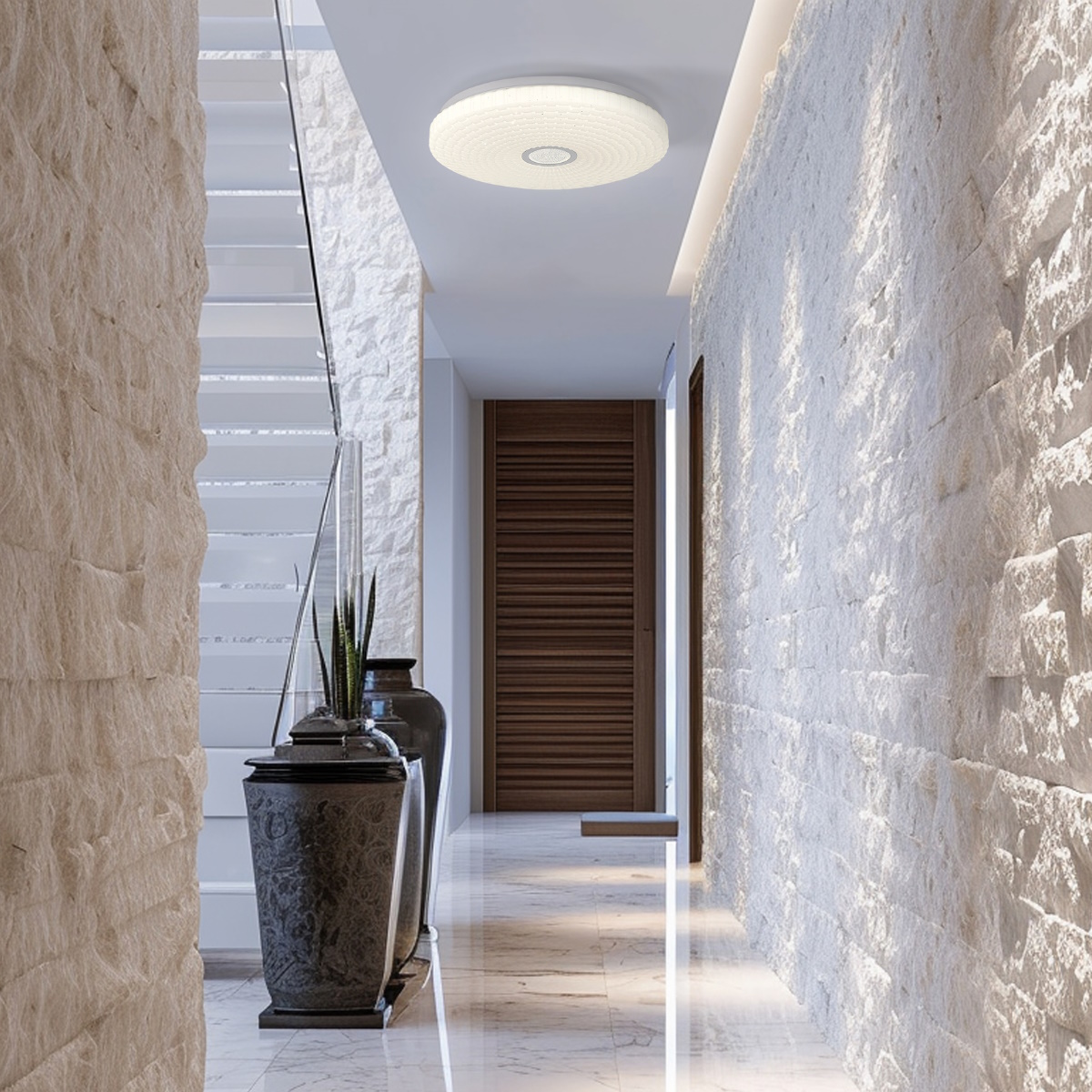 Light Prestige Solaro plafon 1x23 W biały LP-5490/1C-40 WH