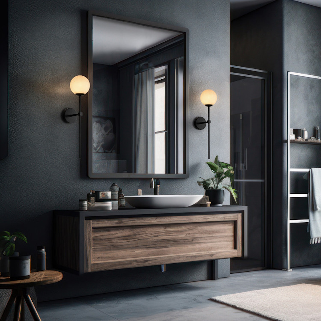 Light Prestige Piruleta kinkiet 1x5 W czarny LP-008/1W BK