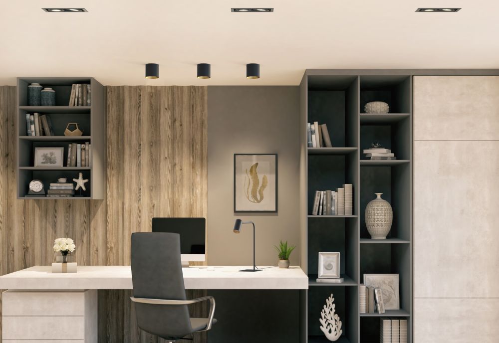 Nowodvorski Lighting Mono lampa biurkowa 1x10W LED czarna/złota 7716