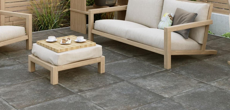 Paradyż Path płytka podłogowa 59,5x59,5 cm tarasowa antracytowy mat