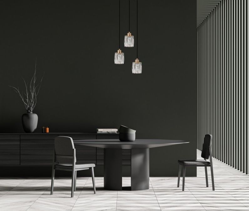 Italux Torno lampa wisząca 3x40 W czarna/złota PND-40813-3R-BK-HBR