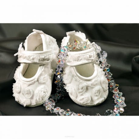 Buciki dla dziewczynki ecru