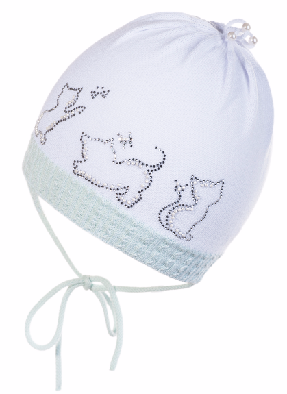 JAMIKS BOGNA Przejściowa czapka dla dziewczynki