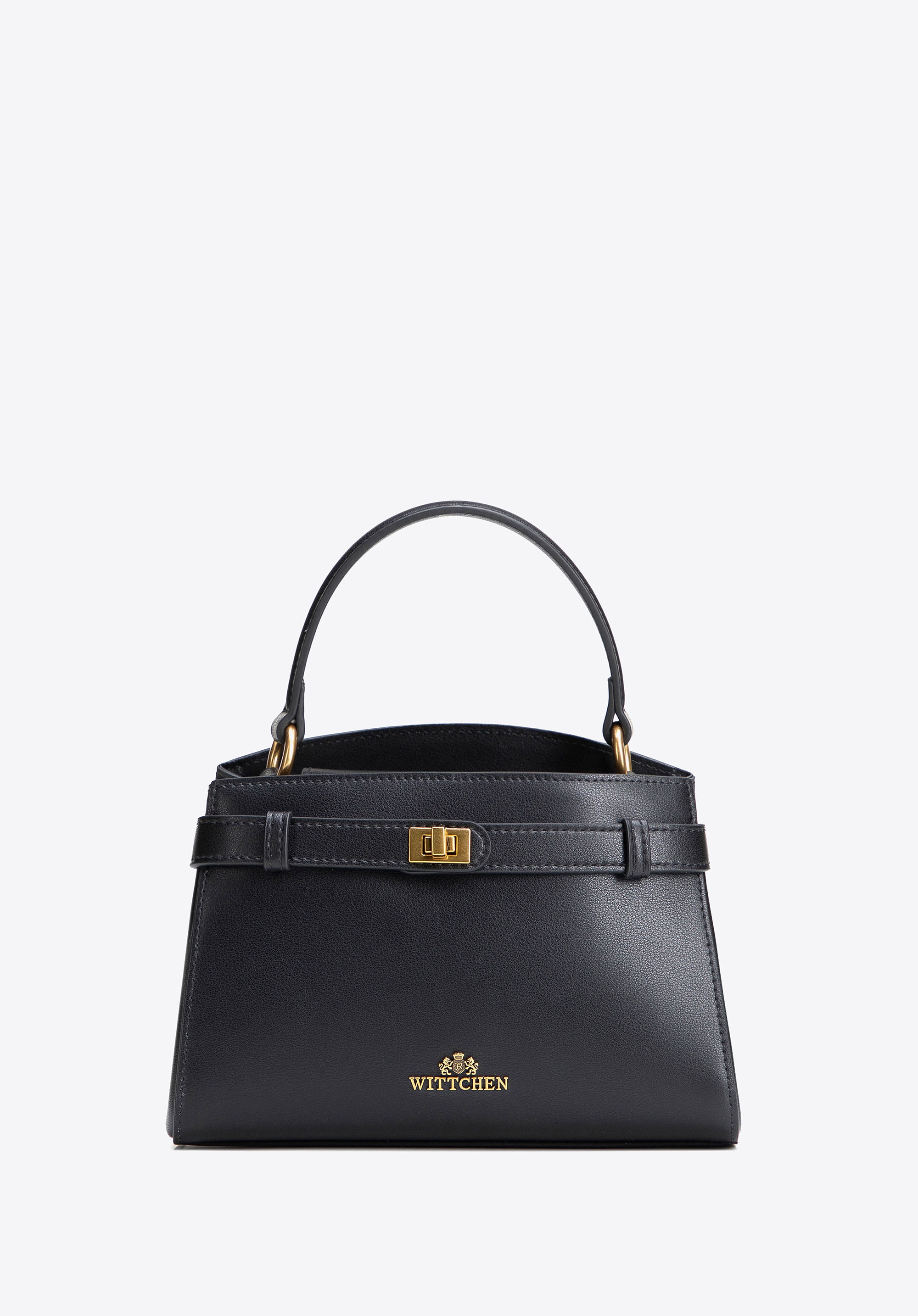 Skórzany kuferek mini czarny