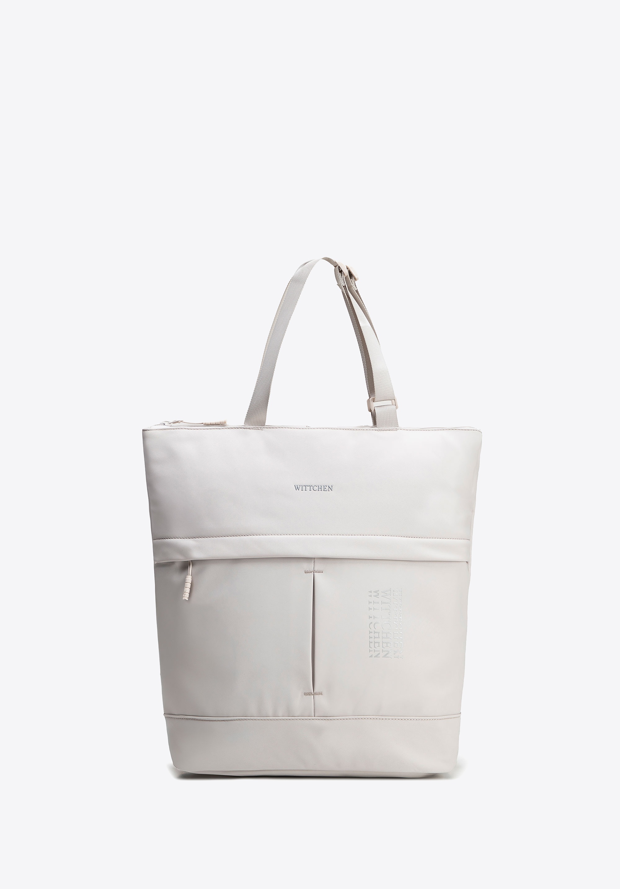 Plecak–torba 2w1 z kieszenią na laptopa 15,6” złamana biel