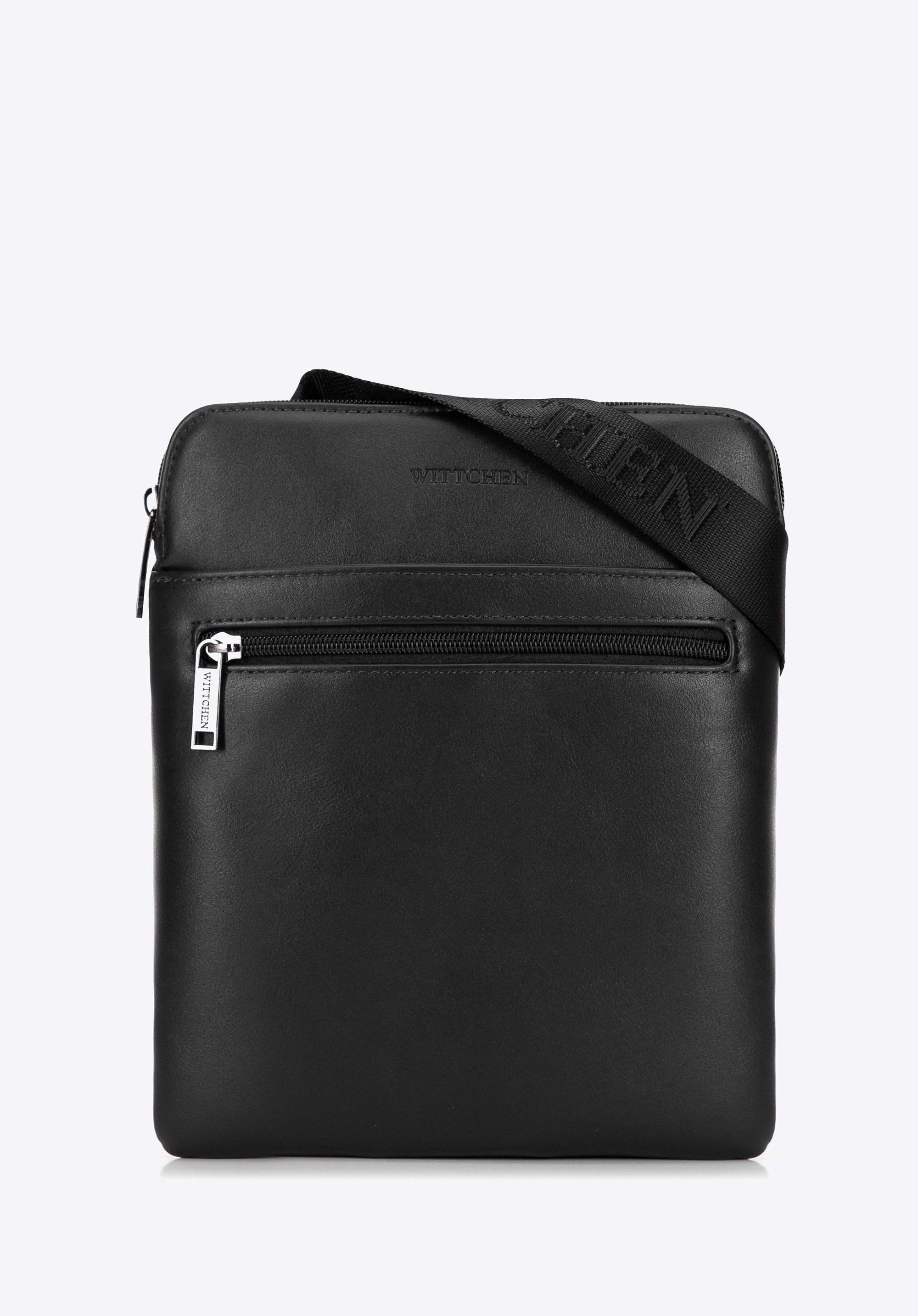 Dodatkowy rabat 25% - Męska listonoszka z imitacji skóry czarna