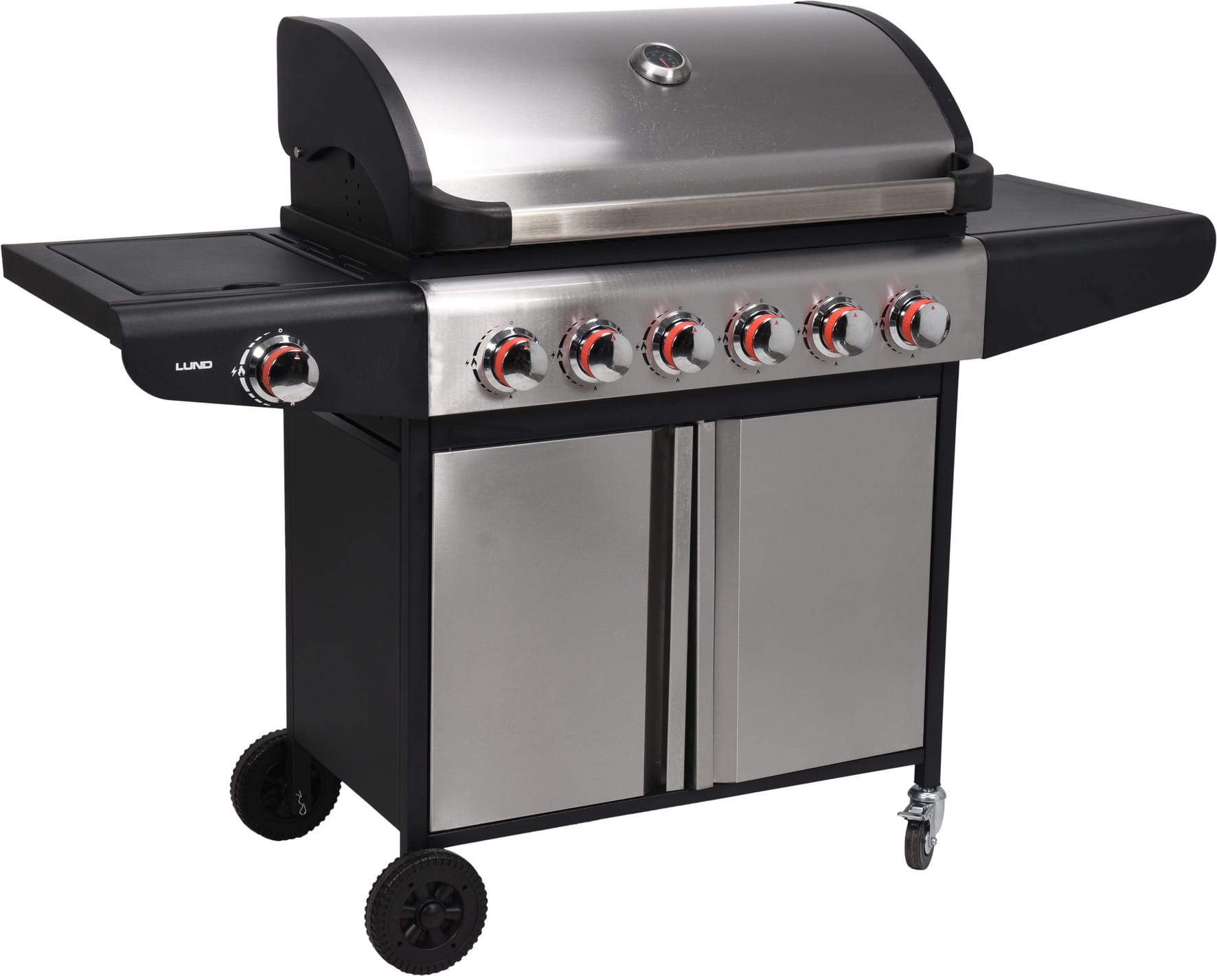 Grill gazowy 6 palników + palnik pomocniczy