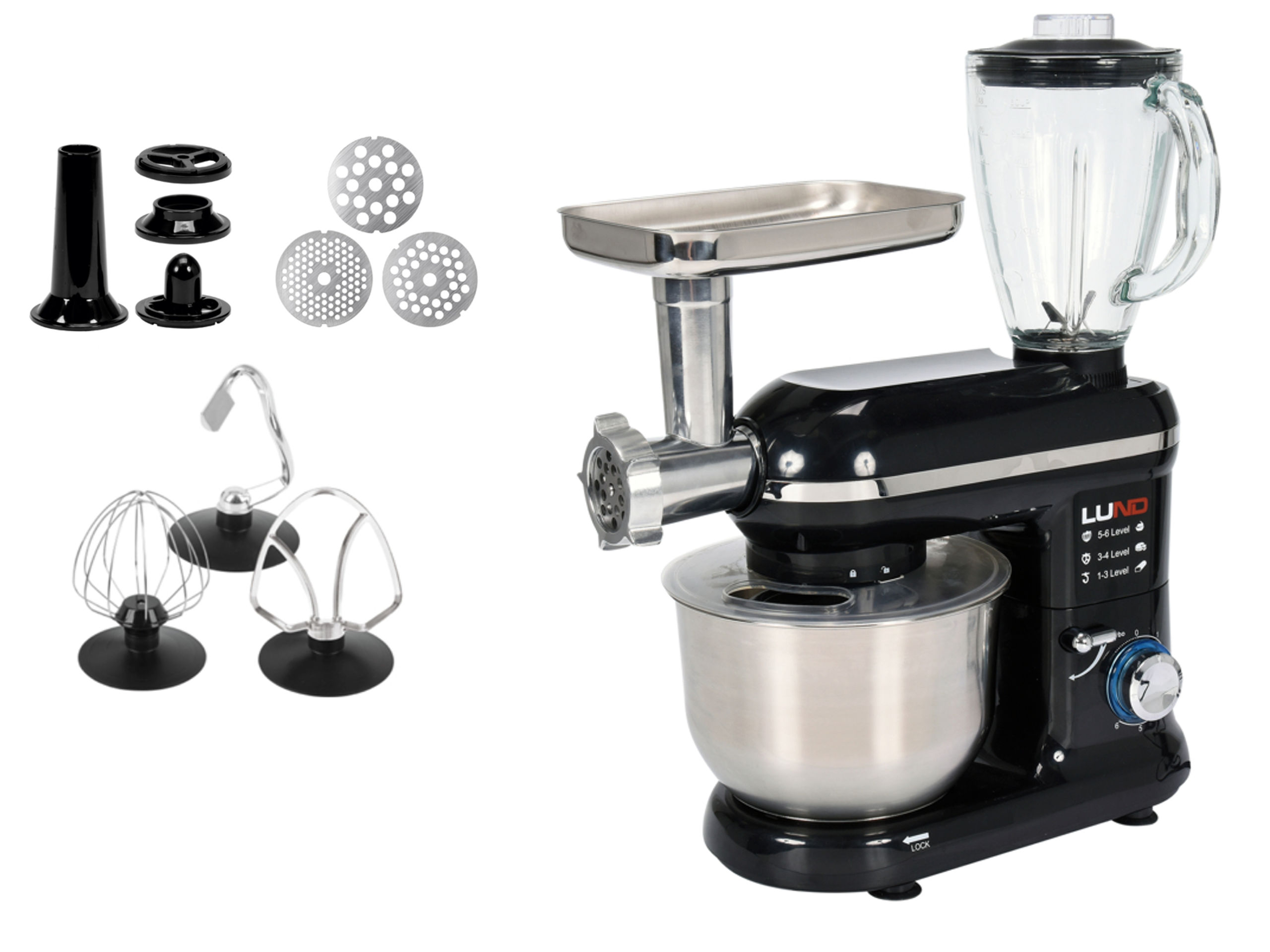 Robot kuchenny 3w1 - mikser, blender, maszynka do mięsa 1000W