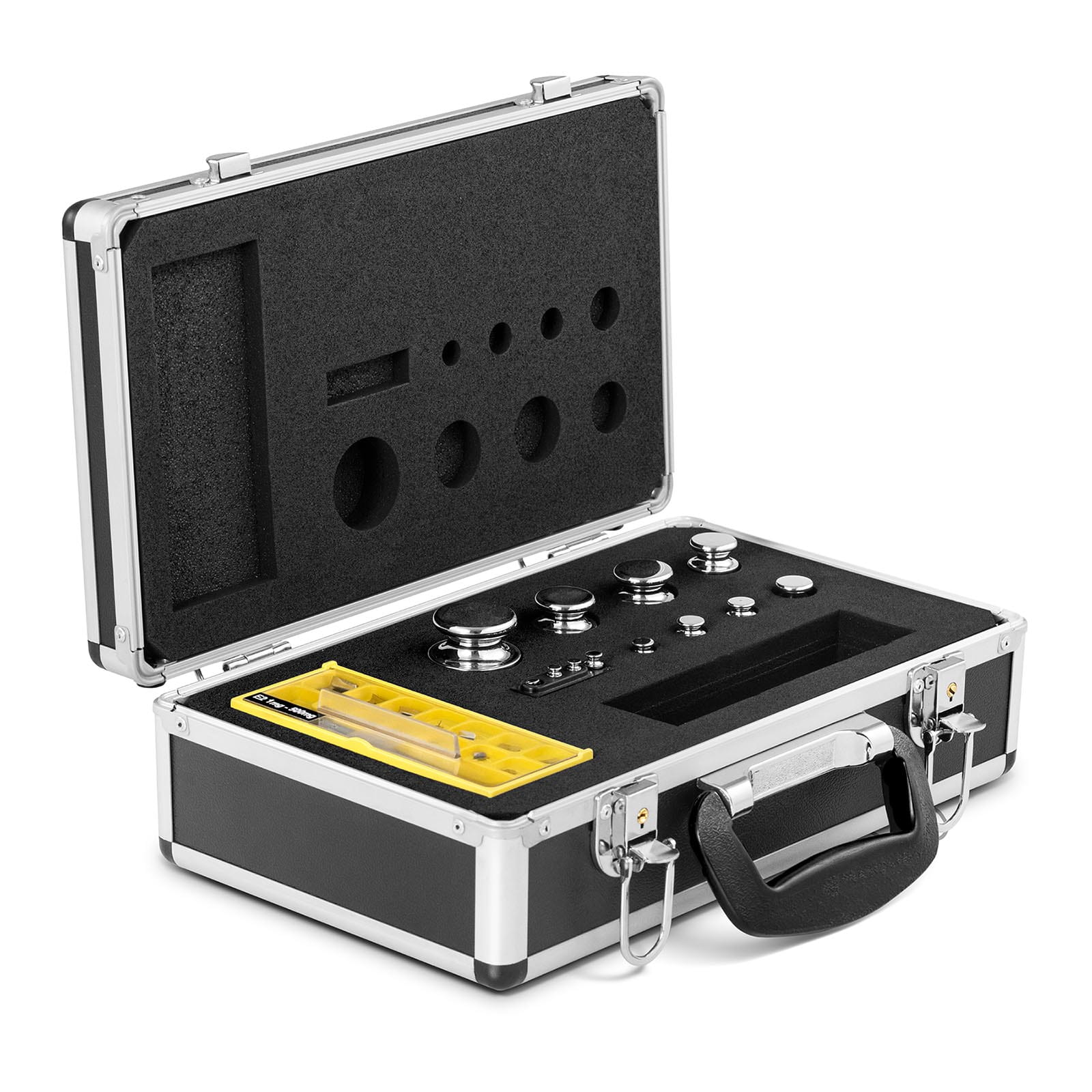 Odważniki wzorcowe 24 szt, 1 mg- 500 g