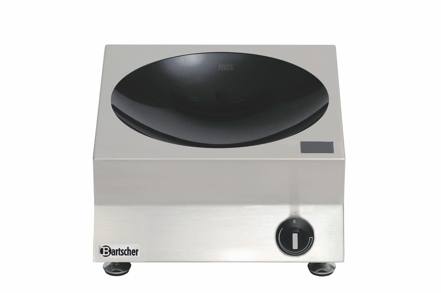 Wok indukcyjny 3 kW z wyswietlaczem Bartscher