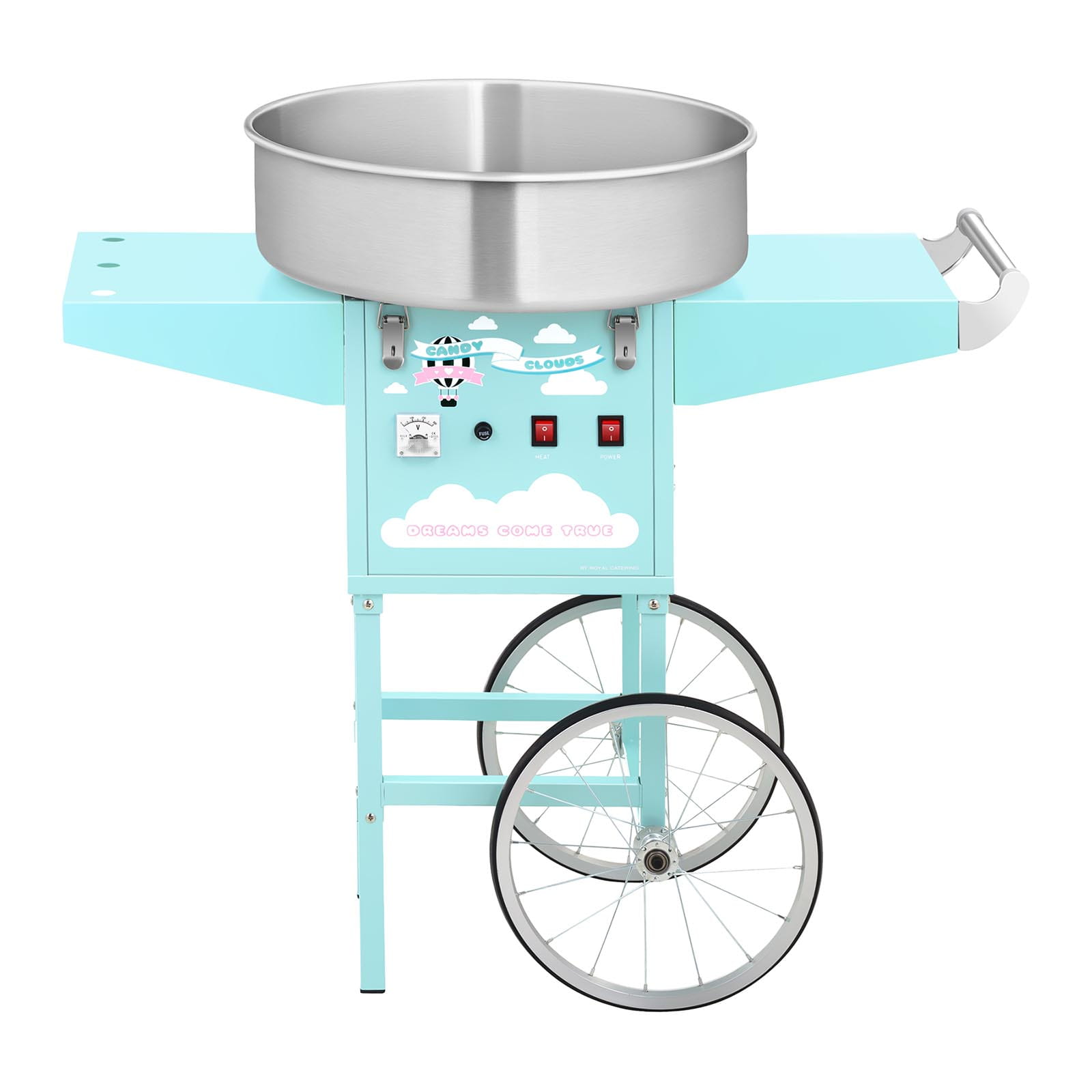 Maszyna do waty cukrowej 52 cm z wózkiem