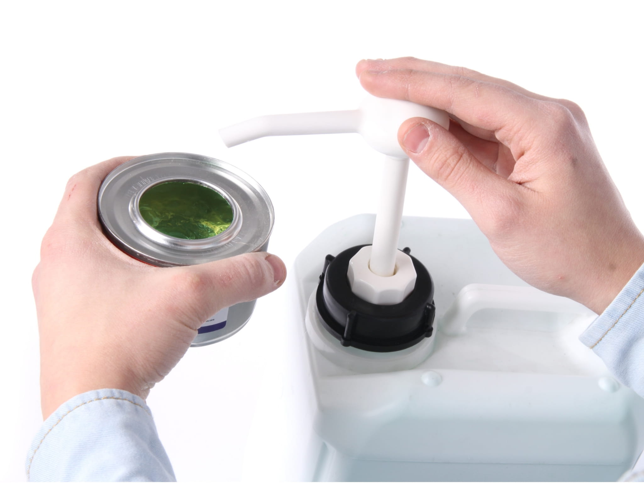 Pompka do kanista z pastą do podgrzewaczy