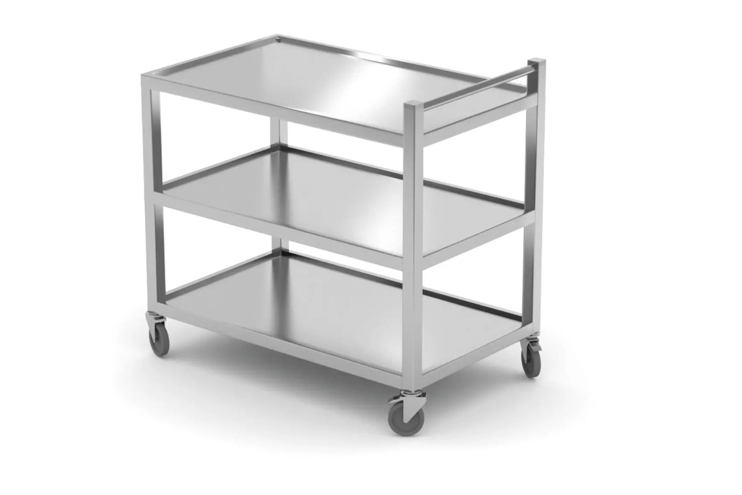 Wózek kelnerski spawany 3 półki, stal nierdzewna | 810224