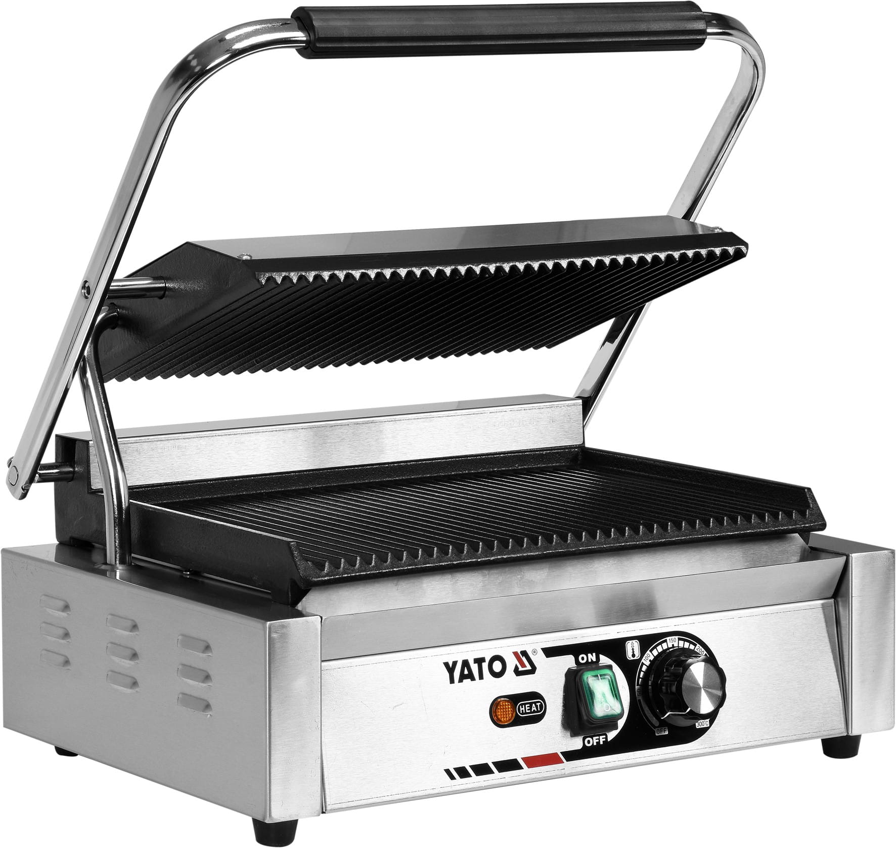 Grill kontaktowy panini ryflowany 2200 W