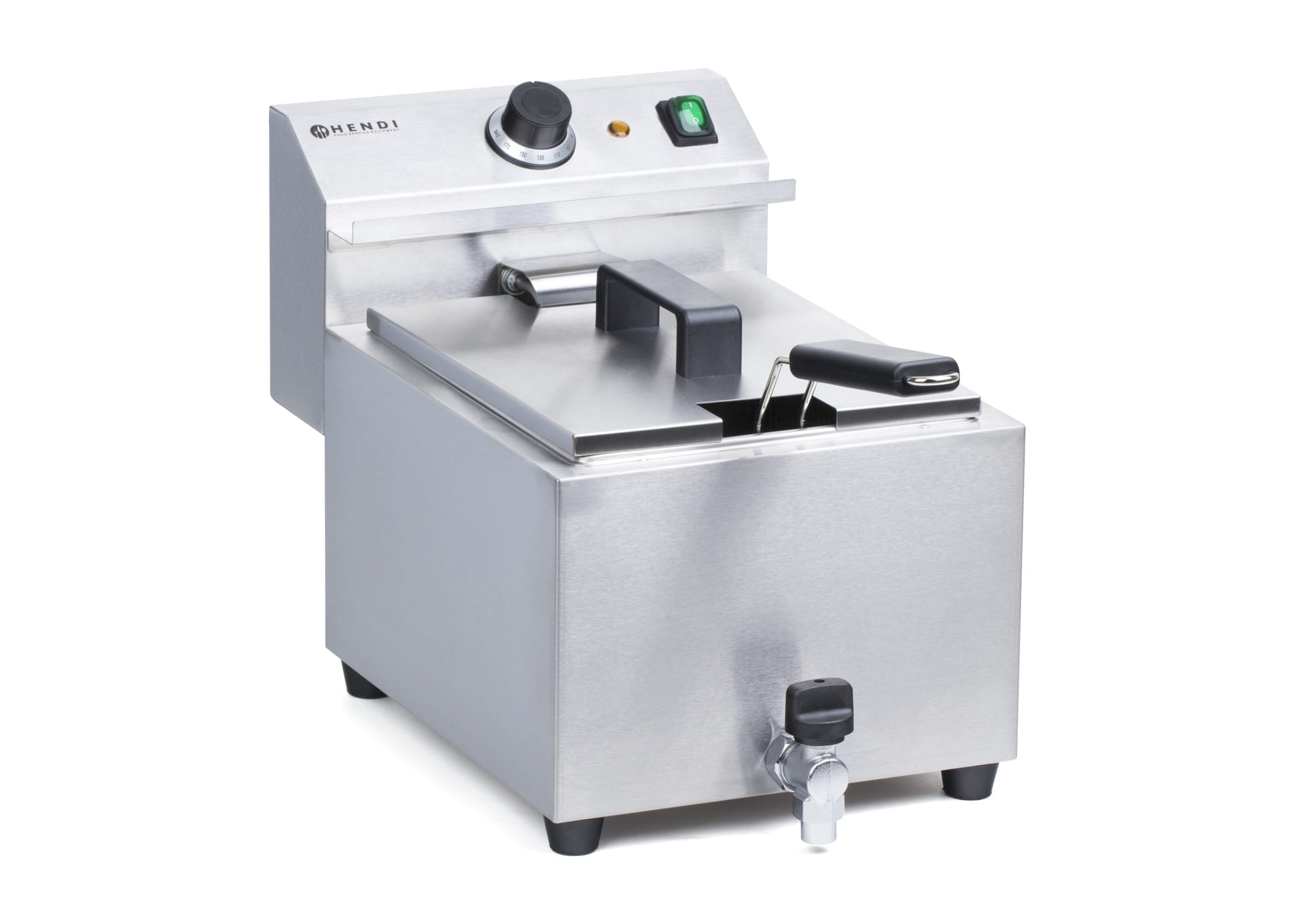 Frytownica gastronomiczna 8 litrów, kranik Hendi