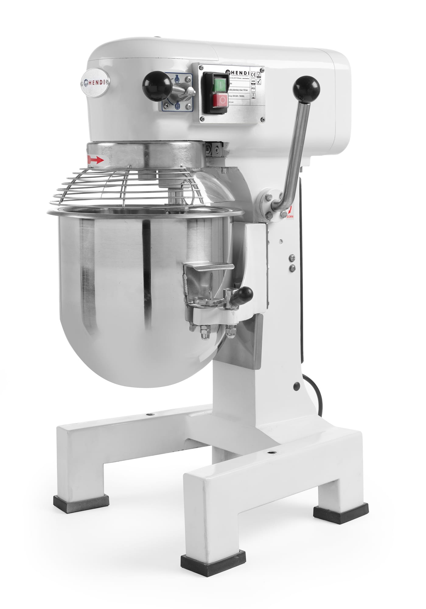 Mikser planetarny 10L z 3 końcówkami Hendi
