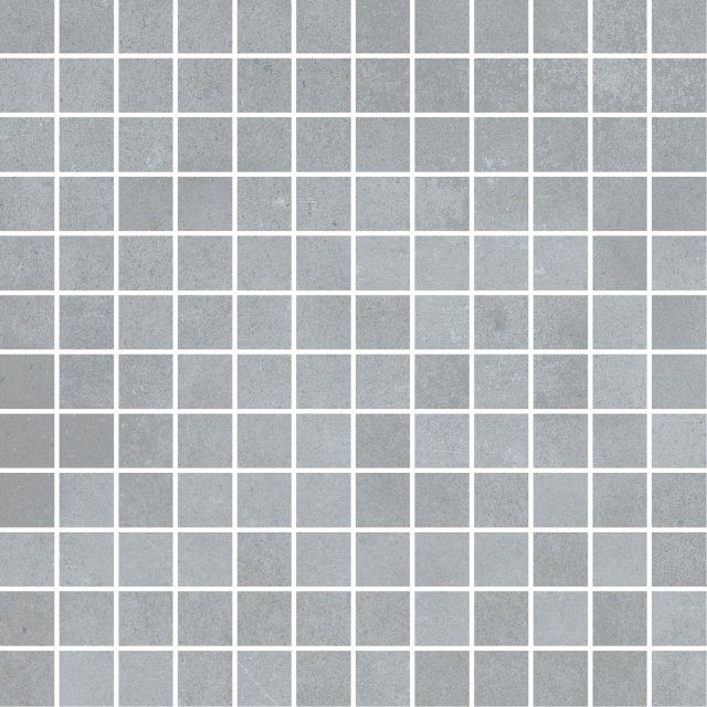 Gres szkliwiony mozaika VELVET CONCRETE light grey mat ssq 29,8x29,8