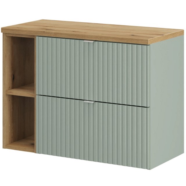 COMAD Zestaw mebli LINE REED GREEN szafka 60 cm, szafka 20 cm, blat O