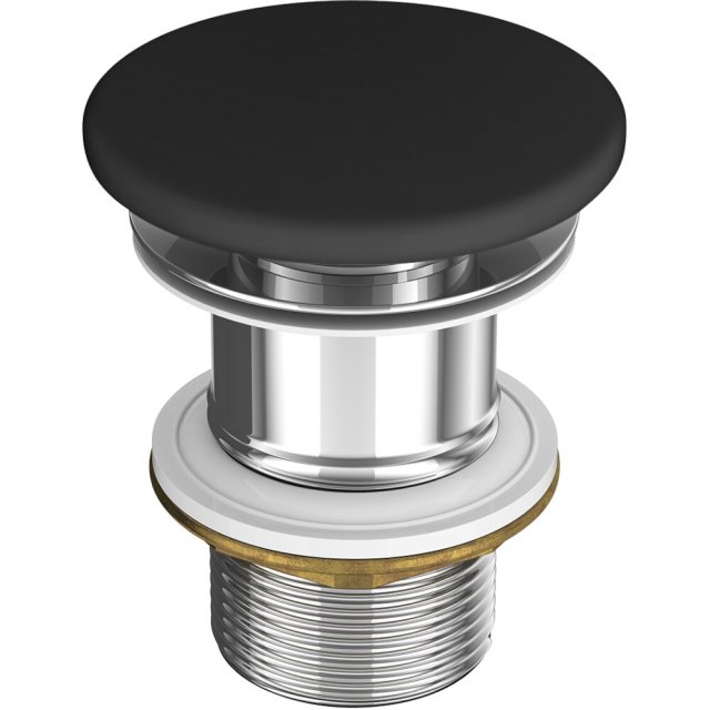 CERSANIT Ceramiczny korek do umywalek bez przelewu 5/4" antracyt