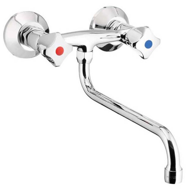 KFA Bateria kuchenna ścienna STANDARD chrom 300-610-00