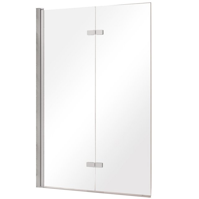 BESCO Parawan nawannowy LUMIX 100x145 dwuskrzydłowy chrom PL-2S