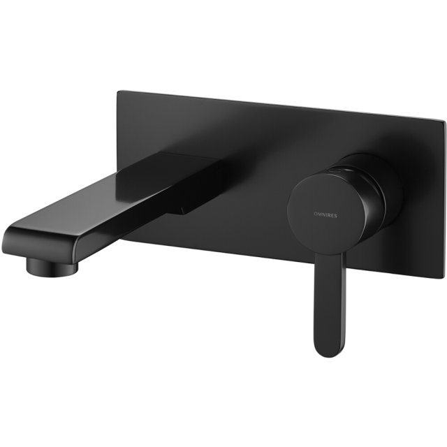 OMNIRES Bateria umywalkowa DARLING podtynkowa czarna półmat DA5015BL