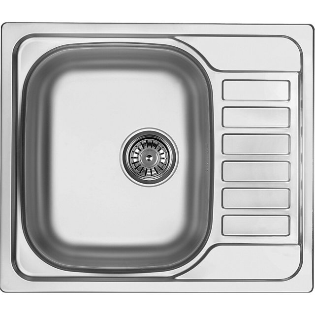 DEANTE Zlewozmywak stalowy SOUL satyna 1-komorowy z ociekaczem ZEO_01