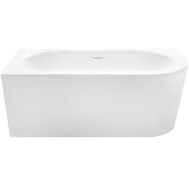 BESCO Wanna wolnostojąca przyścienna AVITA A-LINE lewa 150x75 syfon b