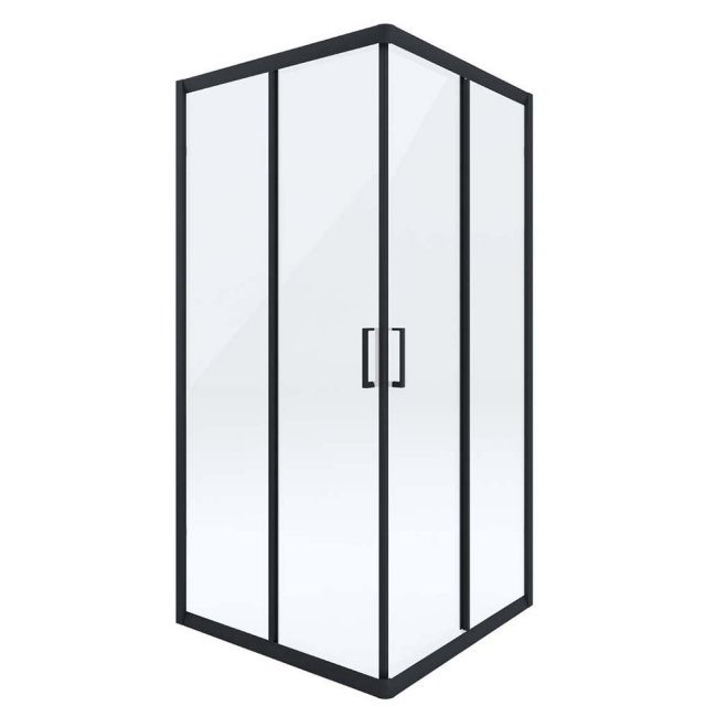 DEANTE Kabina prysznicowa kwadratowa FUNKIA 80x80 cm nero szkło trans