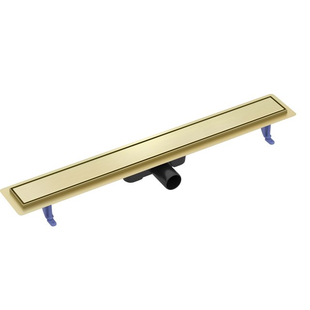 CERSANIT Odpływ liniowy TAKO 80 z rusztem dwustronnym złoty mat S204-