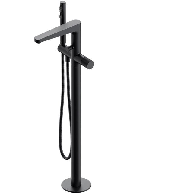 OMNIRES Bateria wannowa CONTOUR wolnostojąca antracyt szczotkowany CT