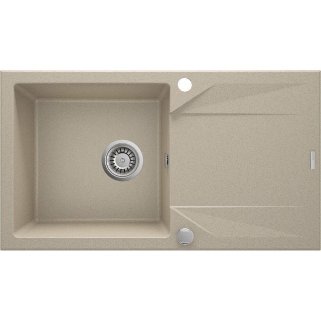DEANTE Zlewozmywak granitowy EVORA 1-komorowy z ociekaczem piasek ZQJ
