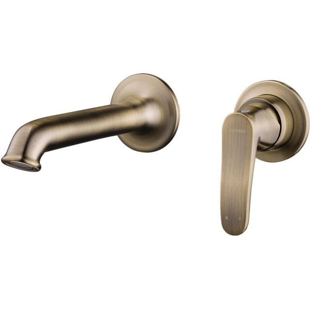 OMNIRES Bateria umywalkowa ART DECO podtynkowa brąz antyczny szczotko