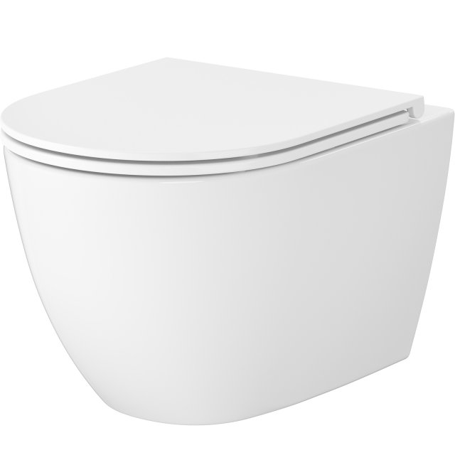 MITO Cersanit Miska WC podwieszana LIDER PRO OVAL deska duroplastowa