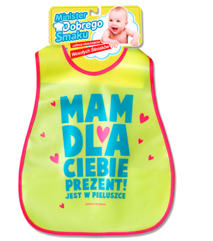 Zabawny śliniak na prezent