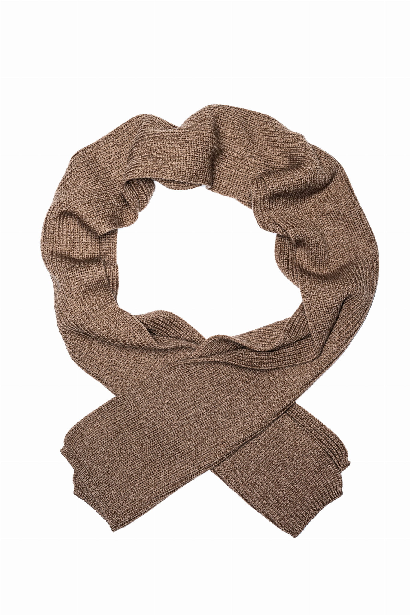 Szalik z wełny merino, beżowy