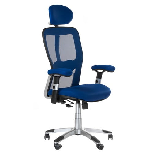 Bs fotel ergonomiczny corpocomfort bx-4147 niebieski