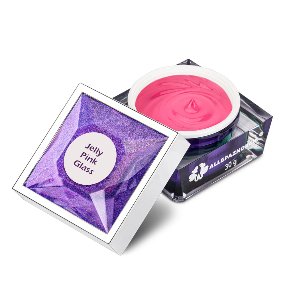 Żel budujący gęsty Jelly Pink Glass Allepaznokcie 30g