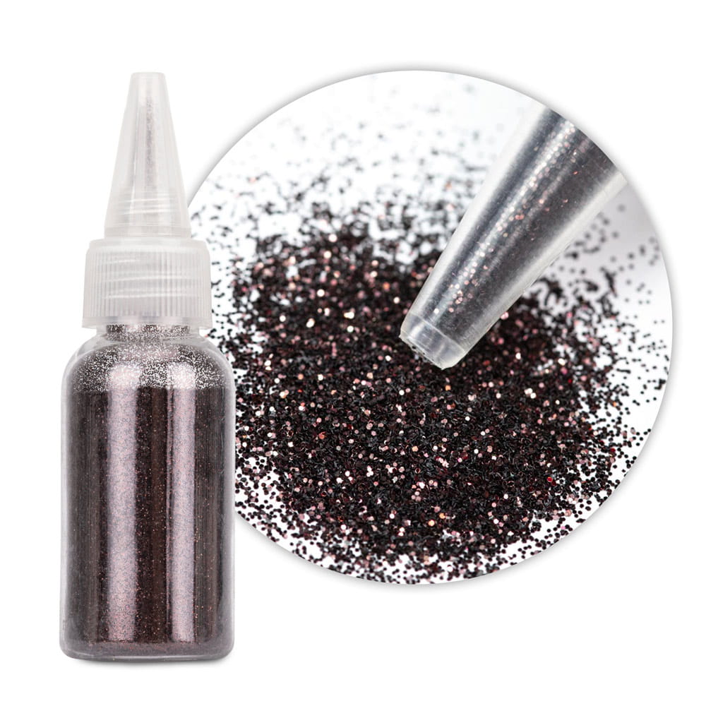 Brokat do paznokci w butelce z dozownikiem 20g Nr 8