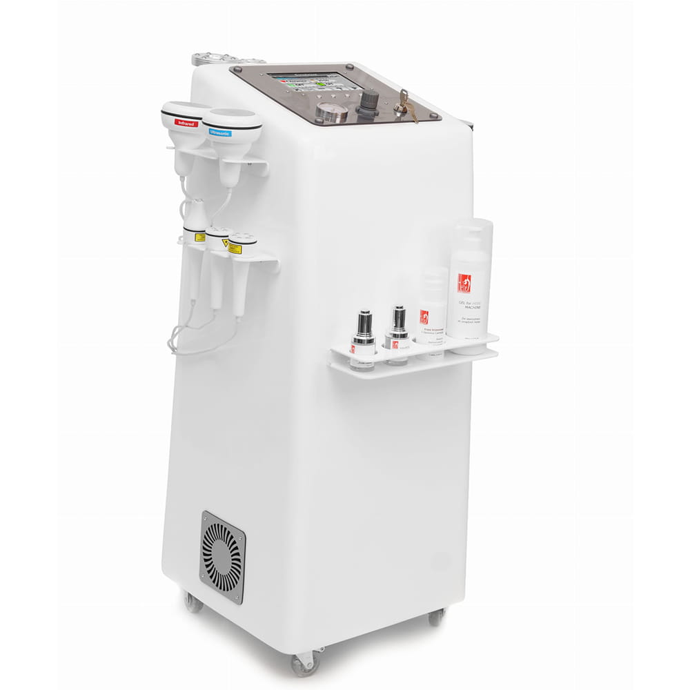 Kombajn Hebe peeling kawitacyjny+ ultradźwięki+ mezoterapia+ fale radiowe+ liposukcja+ dermomasaż