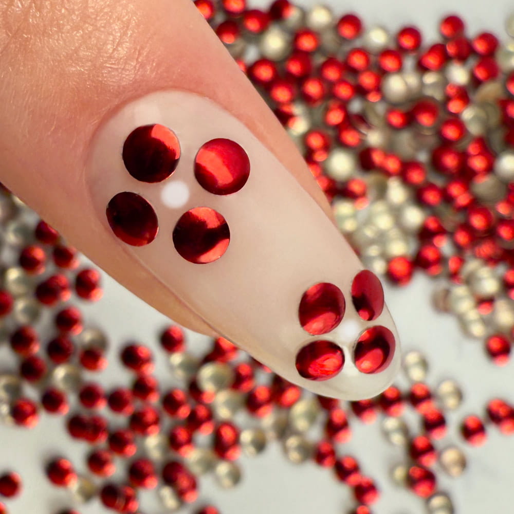 ShinePins gładkie ćwieki błyskotki ozdoby do paznokci large NTN Premium Nr 8 5g