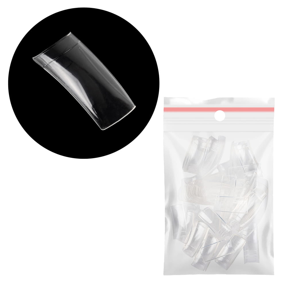 Tipsy szklane krótka kieszonka uzupełnienie rozmiarów nr 1 60 szt