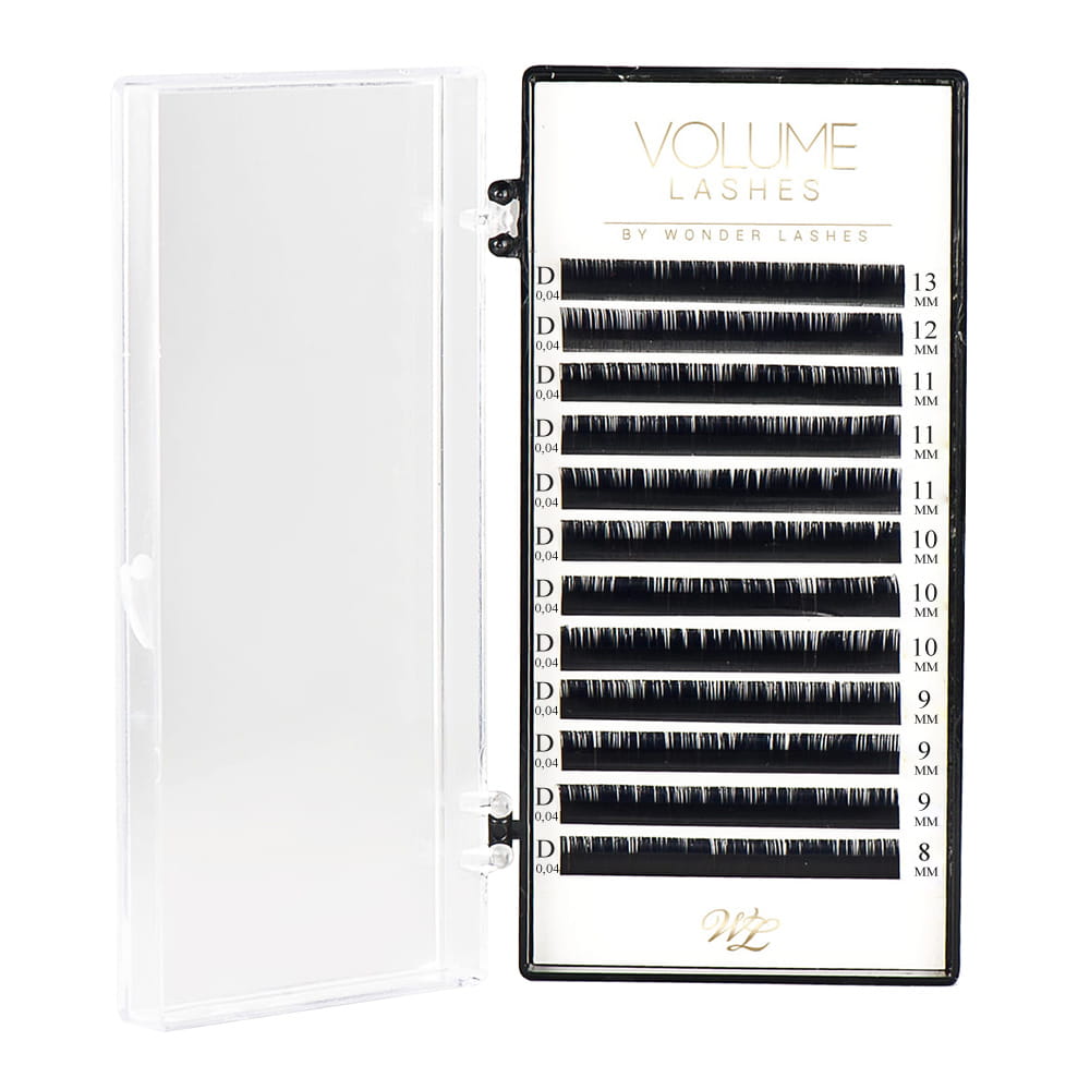 Rzęsy Volume Wonder Lashes metoda objętościowa na pasku D 0.04 8-13 mm