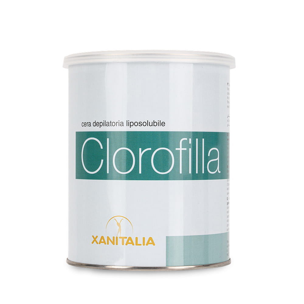 Wosk do depilacji w puszce do depilacji paskowej Xanitalia Clorofilla roślinny 800ml