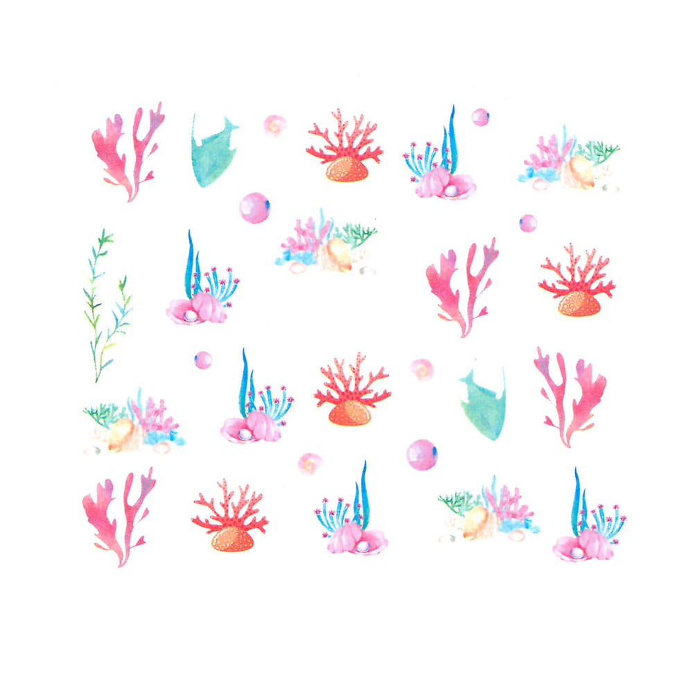 Naklejki wodne do paznokci Nr BN 1816