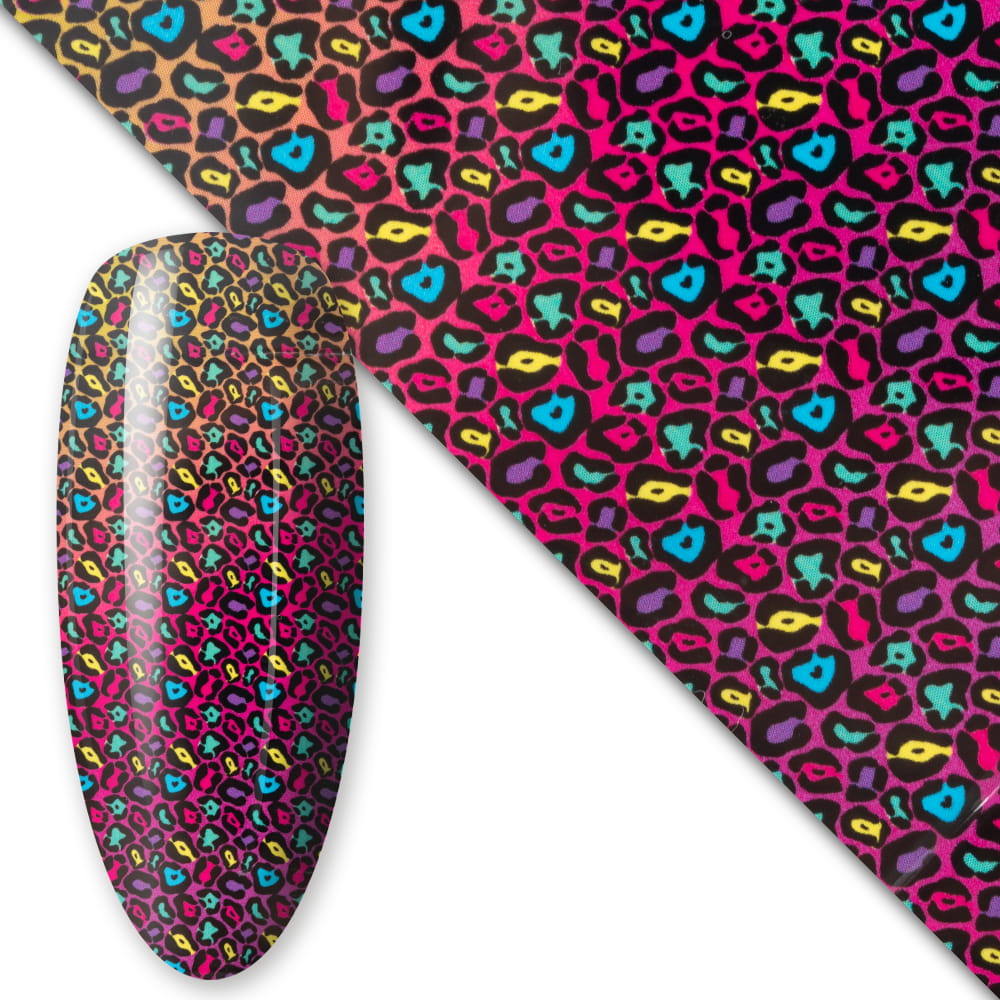 Folia transferowa do paznokci 80 cm Animal Nr 9