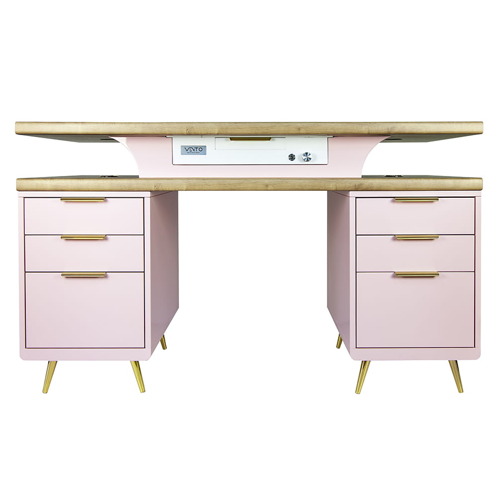 Biurko do manicure So Sweet z pochłaniaczem Vento Pro+ by Aleksandra Sowa Falarz