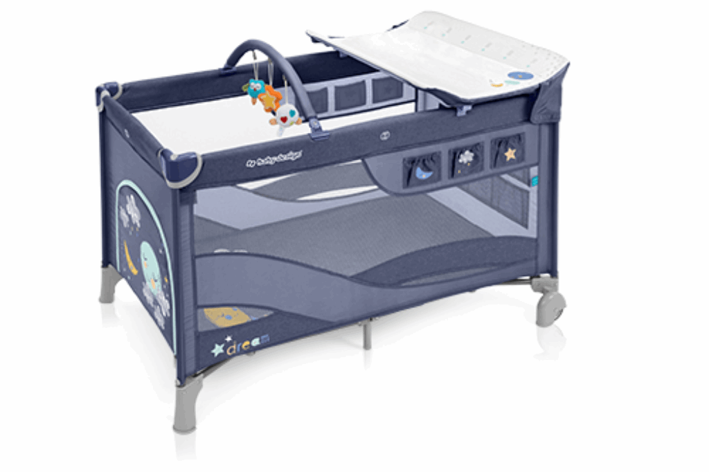 Baby Design Dream - łóżeczko turystyczne-03 Blue