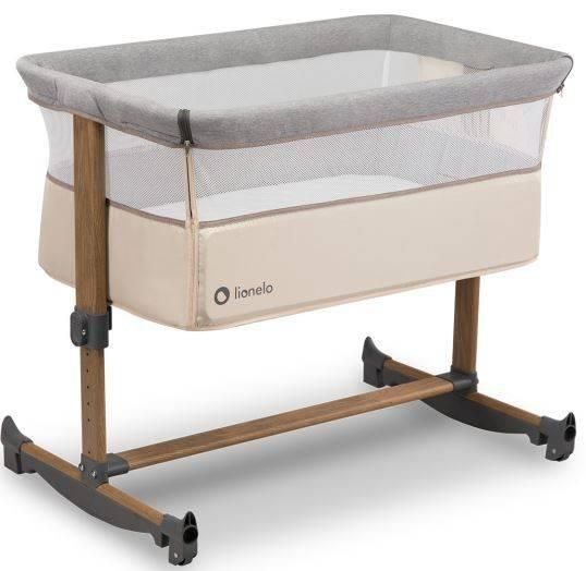 Lionelo, Leonie - łóżeczko dostawne turystyczne-Beige Sand